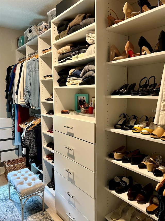 1266 Spotted Sandpiper Loop, Winter Springs, FL 32708 - walk in closet featuring wood finished floors
