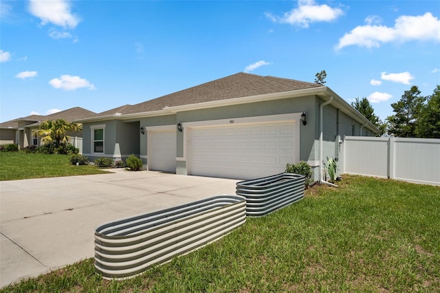 4811 SW 108th Place Rd, Ocala, FL 34476 - view of front of property with a garage, stucco siding, and driveway