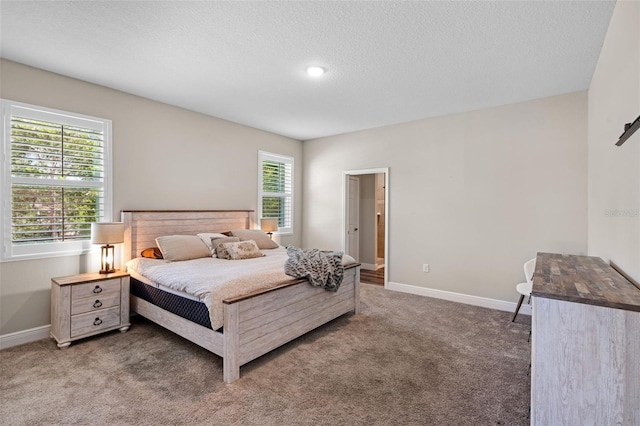 4811 SW 108th Place Rd, Ocala, FL 34476 - bedroom with carpet, baseboards, and a textured ceiling
