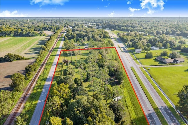 7904AND8010 SE US Highway 301, Hawthorne, FL 32640 - aerial overview of property's location featuring property boundaries highlighted