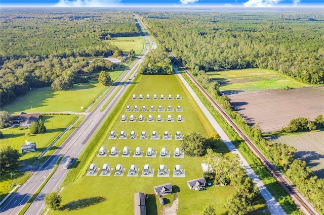 7904AND8010 SE US Highway 301, Hawthorne, FL 32640 - drone / aerial view of a heavily wooded area