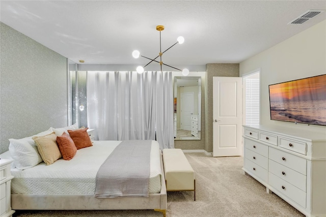 1221 Aloha Blvd, Davenport, FL 33897 - bedroom with light carpet and a chandelier