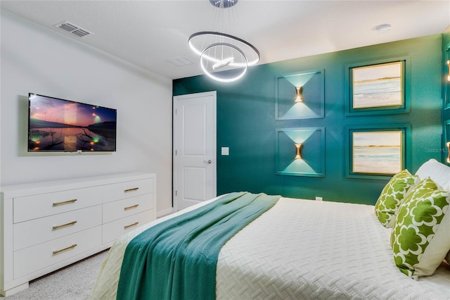 1221 Aloha Blvd, Davenport, FL 33897 - carpeted bedroom featuring a chandelier