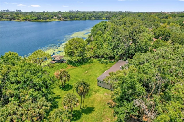 633 Balmoral Rd, Winter Park, FL 32789 - bird's eye view of a nearby body of water and a heavily wooded area