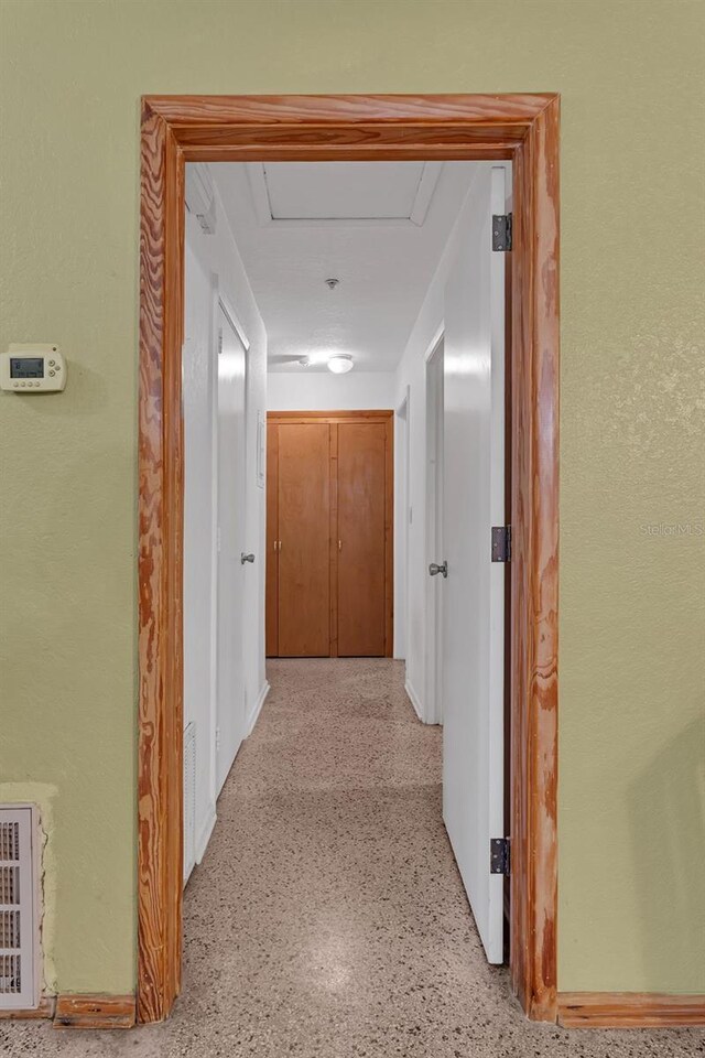 3162 Little Sound Dr, Orlando, FL 32827 - hall with speckled floor