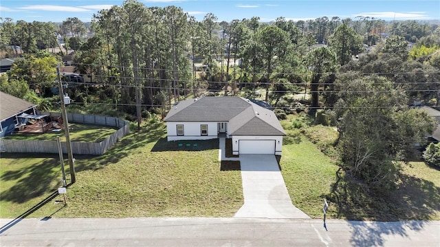 aerial view of property and surrounding area