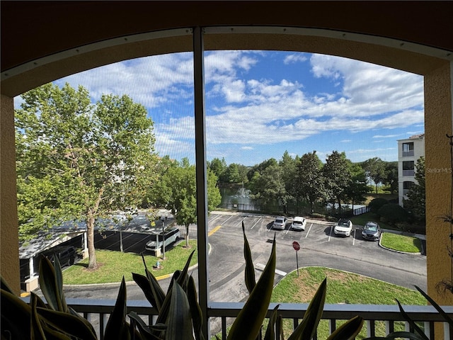 detailed view of parking
