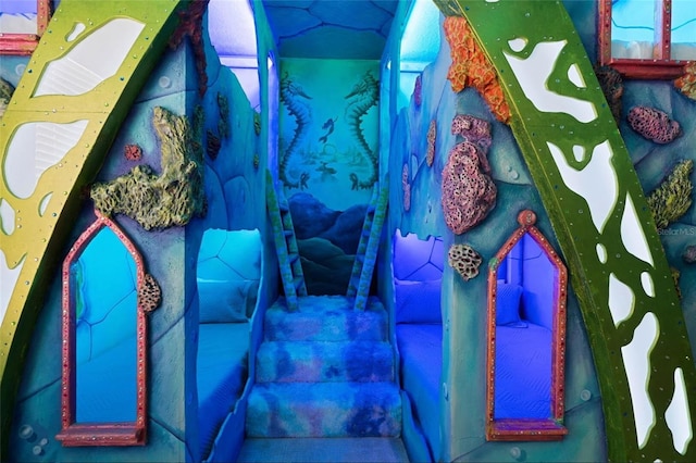 view of stairs