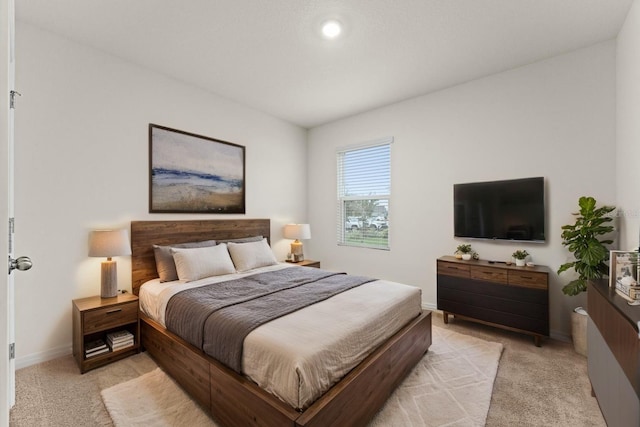 979 Sun Burst Rd, Winter Haven, FL 33880 - bedroom with light carpet and baseboards