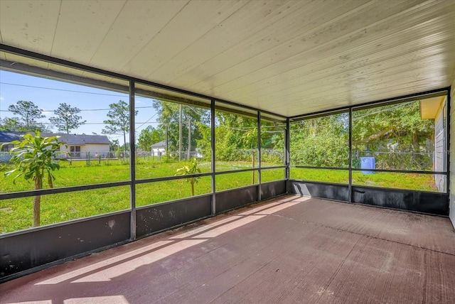 3685 Sunday Dr, Deltona, FL 32738 - unfurnished sunroom featuring plenty of natural light