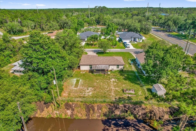 3685 Sunday Dr, Deltona, FL 32738 - view from above of property with a heavily wooded area