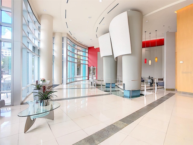 322 E Central Blvd Unit 1612, Orlando, FL 32801 - building lobby with a towering ceiling