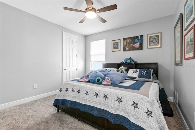 14639 Winter Stay Dr, Winter Garden, FL 34787 - carpeted bedroom featuring baseboards and ceiling fan