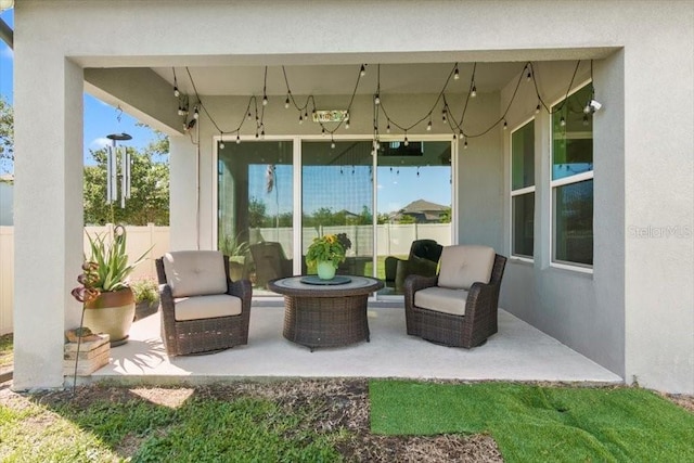14639 Winter Stay Dr, Winter Garden, FL 34787 - view of patio with fence and an outdoor hangout area