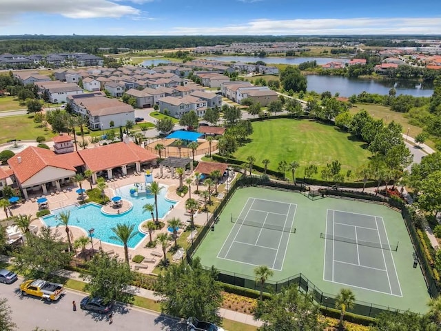 14639 Winter Stay Dr, Winter Garden, FL 34787 - aerial view of a large body of water and a pool area