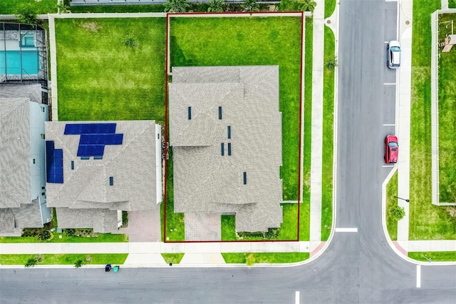 15161 Lake Bessie Loop, Winter Garden, FL 34787 - aerial view of property's location with property parcel outlined and a pool