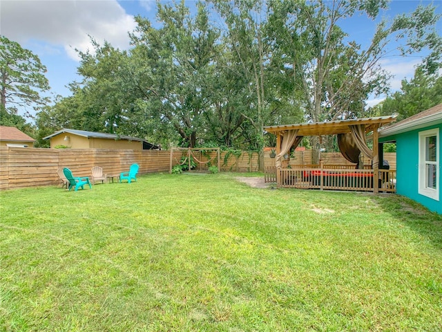 view of yard