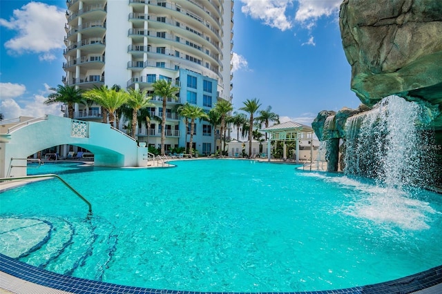 view of community pool