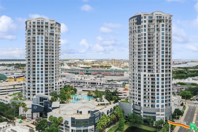 view of property featuring a city view
