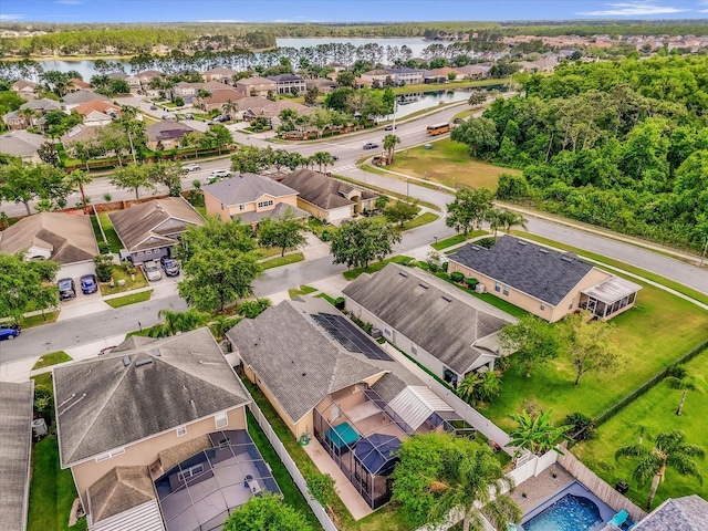 14617 Keelford Way, Orlando, FL 32824 - aerial perspective of suburban area featuring a large body of water