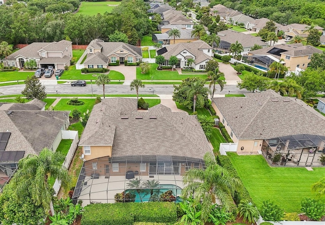 13524 Glynshel Dr, Winter Garden, FL 34787 - aerial perspective of suburban area featuring a pool area