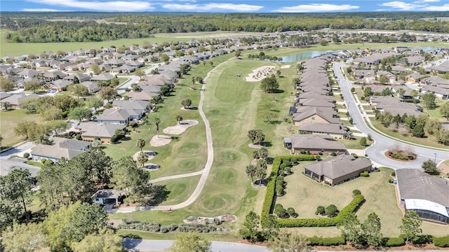 8413 SW 54th Loop, Ocala, FL 34481 - aerial overview of property's location with nearby suburban area, a nearby body of water, and a golf course