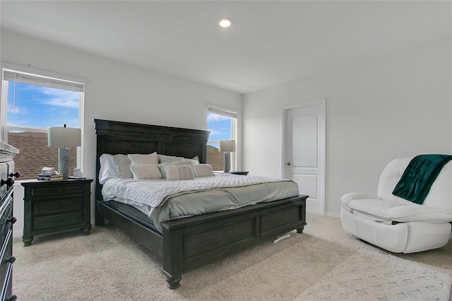 2834 Common Crane Ct, Saint Cloud, FL 34773 - bedroom with light colored carpet, recessed lighting, and baseboards