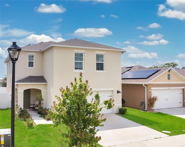 2834 Common Crane Ct, Saint Cloud, FL 34773 - traditional home with concrete driveway, stucco siding, and a garage