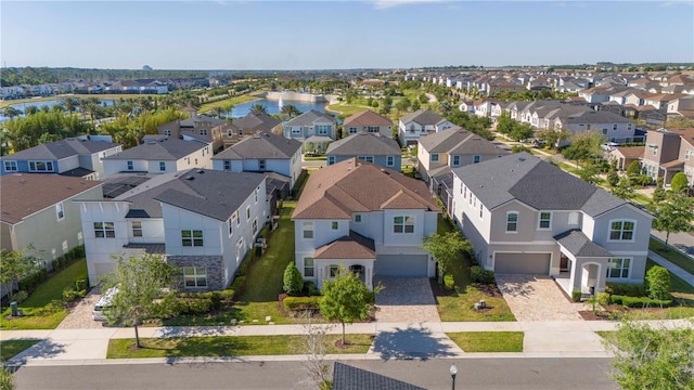 9038 Sunshine Ridge Loop, Kissimmee, FL 34747 - aerial perspective of suburban area with a large body of water