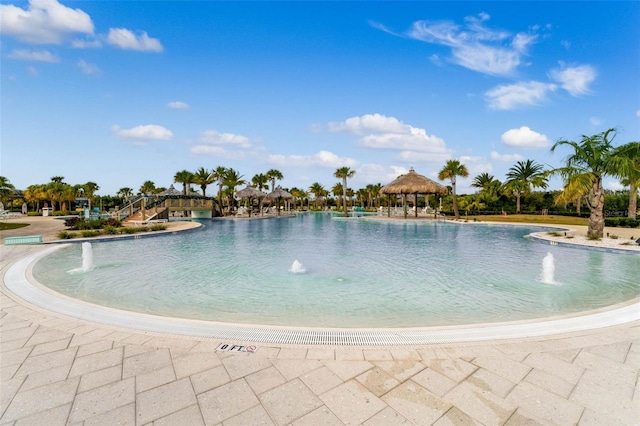 867 Bama Breeze Dr, Daytona Beach, FL 32124 - view of pool featuring a gazebo