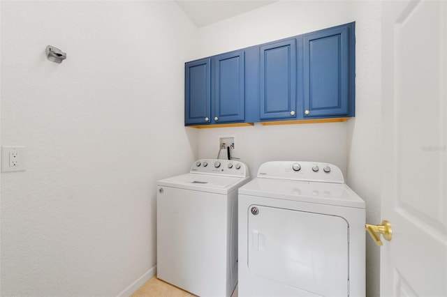 2956 White Cedar Cir, Kissimmee, FL 34741 - washroom featuring cabinet space, washer and dryer, and baseboards