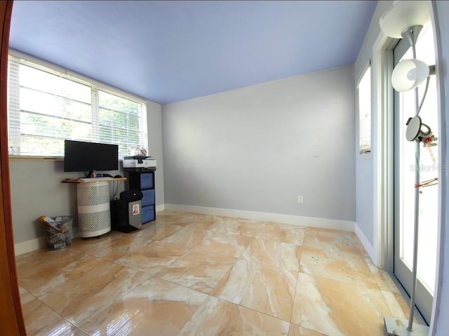 1820 James Ave Unit 2F, Miami Beach, FL 33139 - office area with plenty of natural light and baseboards