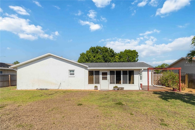 1804 W Shores Rd, Melbourne, FL 32935 - view of front of home featuring a patio