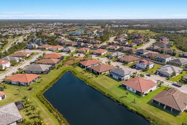 2532 Avolet Ct, Lakewood Ranch, FL 34211 - aerial view of property and surrounding area with a large body of water and nearby suburban area