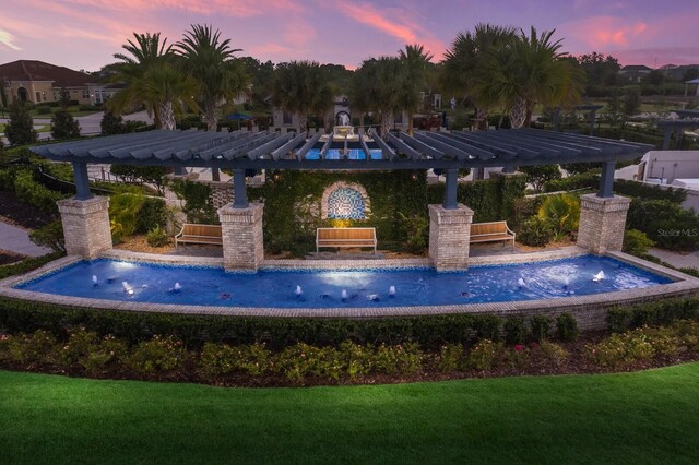 2532 Avolet Ct, Lakewood Ranch, FL 34211 - view of pool with a pergola