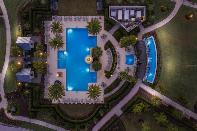 2532 Avolet Ct, Lakewood Ranch, FL 34211 - aerial view of a pool area