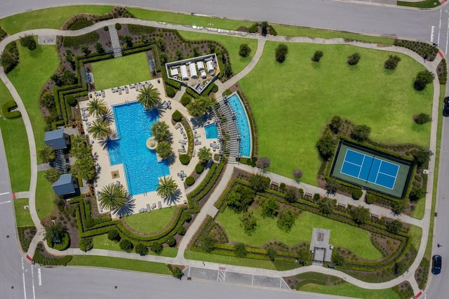 2532 Avolet Ct, Lakewood Ranch, FL 34211 - aerial view of a pool area
