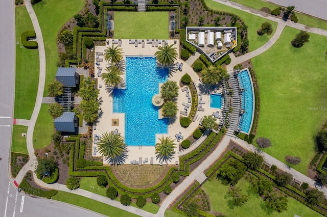2532 Avolet Ct, Lakewood Ranch, FL 34211 - drone / aerial view of a pool