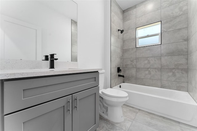 7104 N Maltese Dr, Citrus Springs, FL 34433 - bathroom with vanity and  shower combination