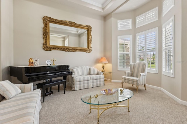 724 Duff Dr, Winter Garden, FL 34787 - carpeted living room featuring plenty of natural light and baseboards