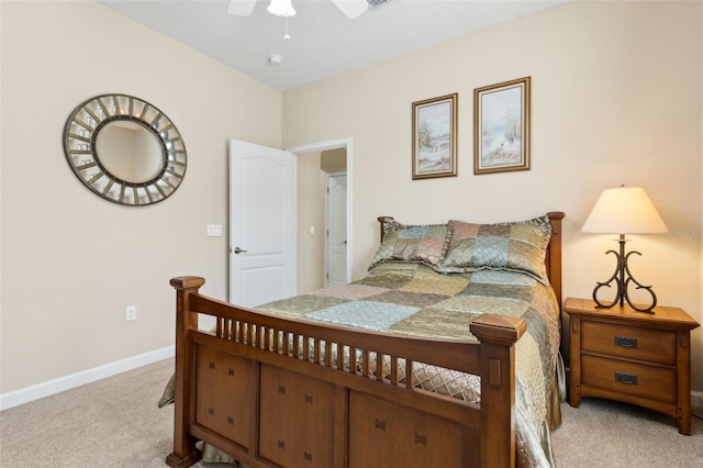 724 Duff Dr, Winter Garden, FL 34787 - carpeted bedroom featuring baseboards and a ceiling fan