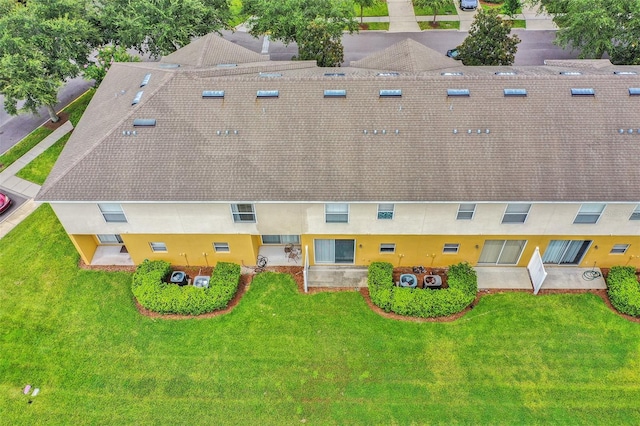 view from above of property