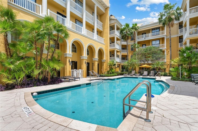 view of community pool