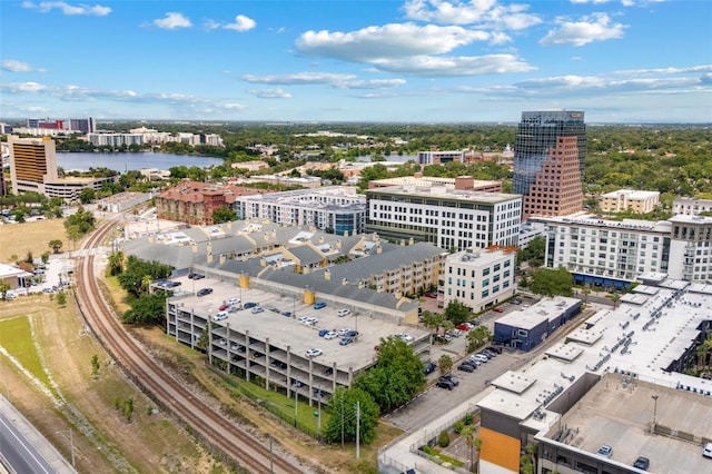 view of urban area featuring a nearby body of water
