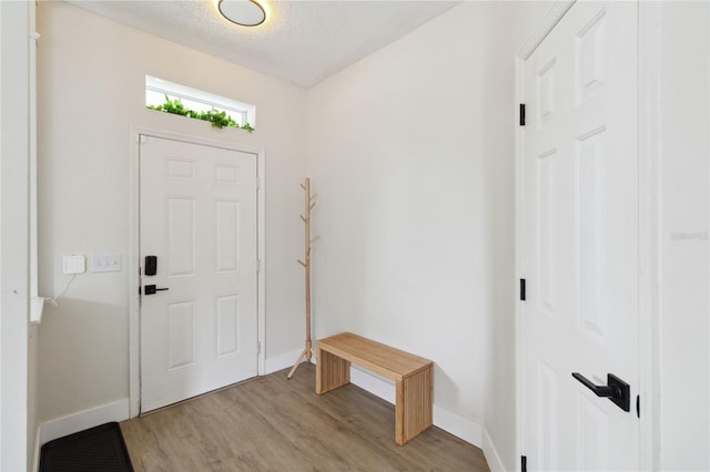 7551 Bear Claw Run, Orlando, FL 32825 - foyer featuring light wood-type flooring, baseboards, and a textured ceiling