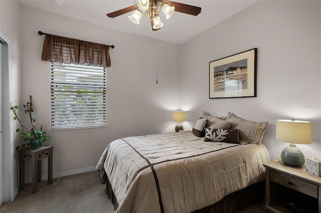 532 Casanova Ct, Kissimmee, FL 34759 - carpeted bedroom with baseboards and a ceiling fan