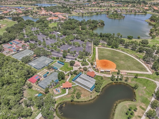 532 Casanova Ct, Kissimmee, FL 34759 - aerial perspective of suburban area featuring a nearby body of water