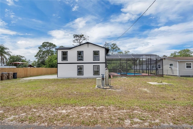 1840 Lillian Dr, Saint Cloud, FL 34771 - rear view of property featuring a patio area and a lanai