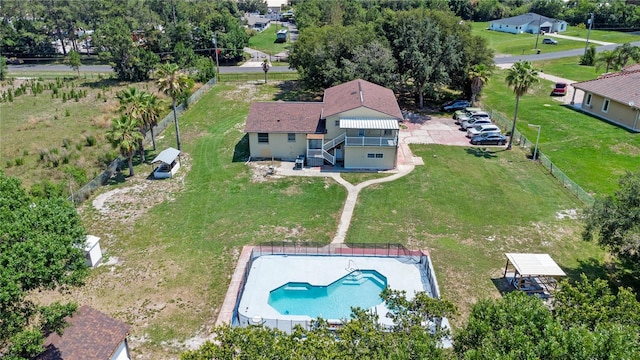2500 Derby Dr, Kissimmee, FL 34744 - aerial view of property and surrounding area featuring a pool