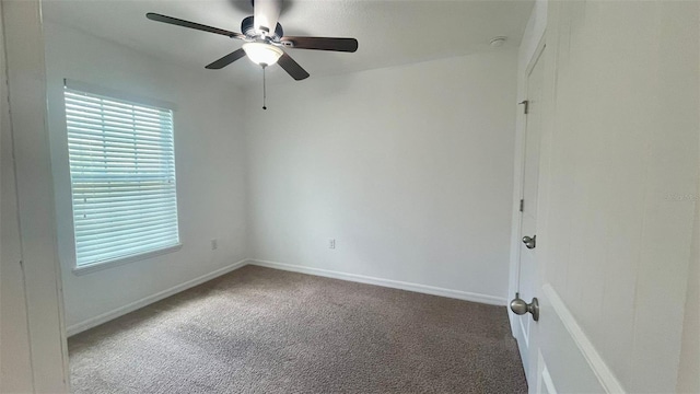 4450 Capital Blvd, Saint Cloud, FL 34769 - spare room with carpet, ceiling fan, and baseboards